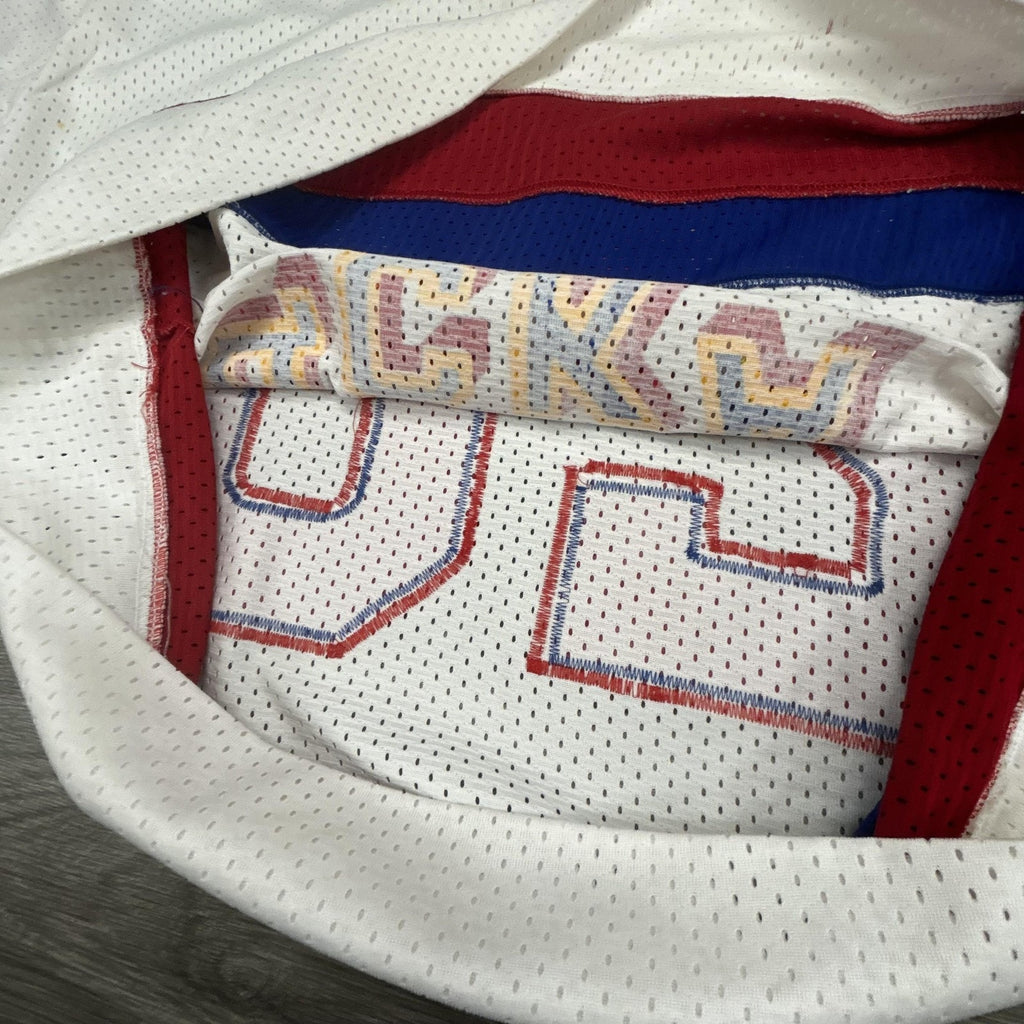 Vintage CSKA Moscow Hockey Jersey Mens XL White Soviet Union Hammer Sickle USA