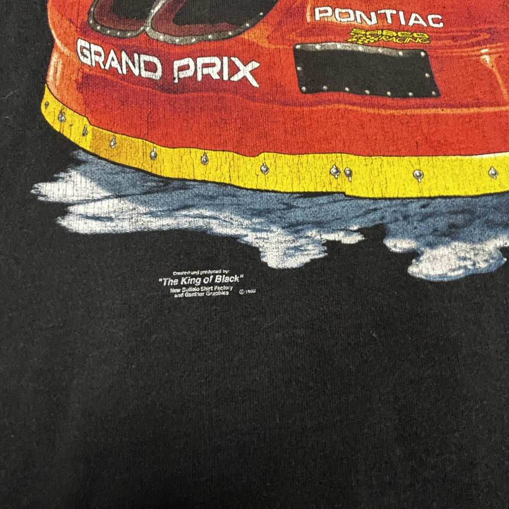 Vintage NASCAR Shirt Mens Large Black Coors Light Kyle Petty Racing 1995 USA