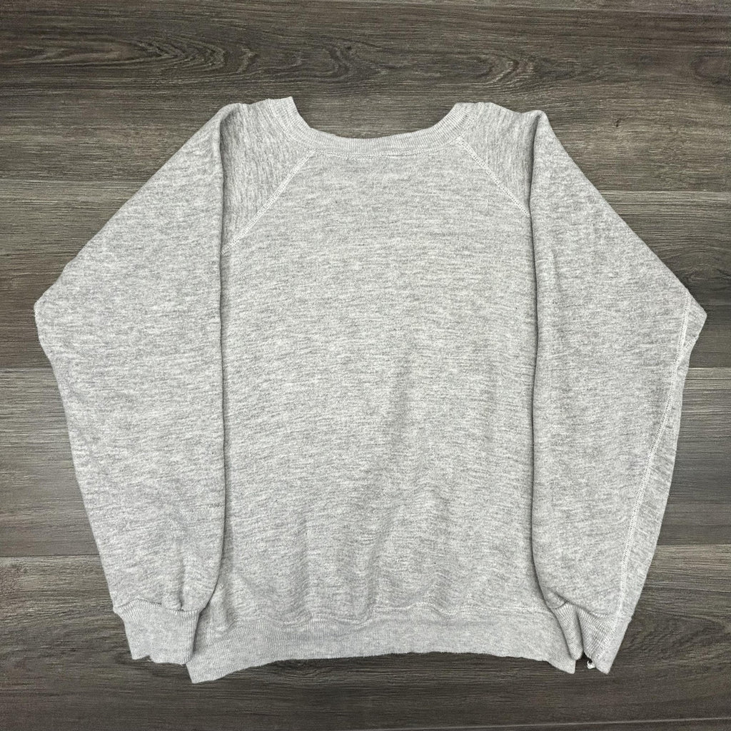 Vintage Champion Blue Bar Sweatshirt Mens Medium Gray Berlin Fire Dept Bear 70s