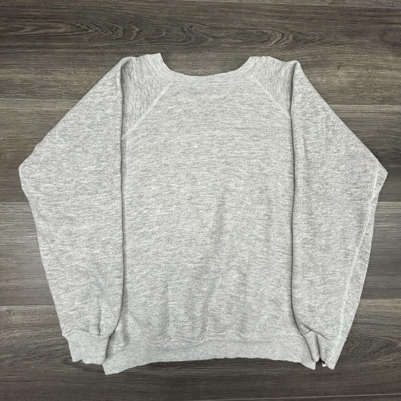 Vintage Champion Blue Bar Sweatshirt Mens Medium Gray Berlin Fire Dept Bear 70s