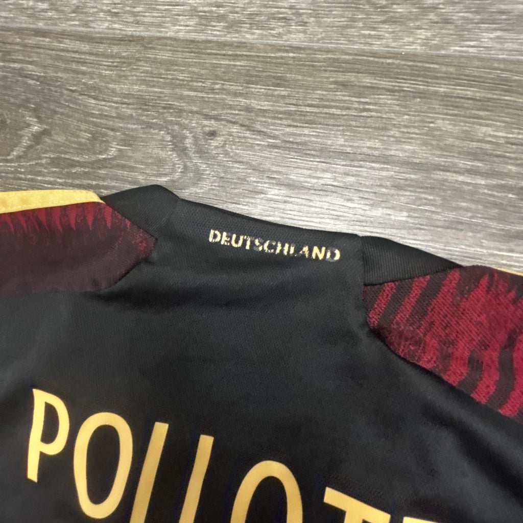Germany National Team Jersey Mens Large Black Away Soccer Adidas 2022 Authentic