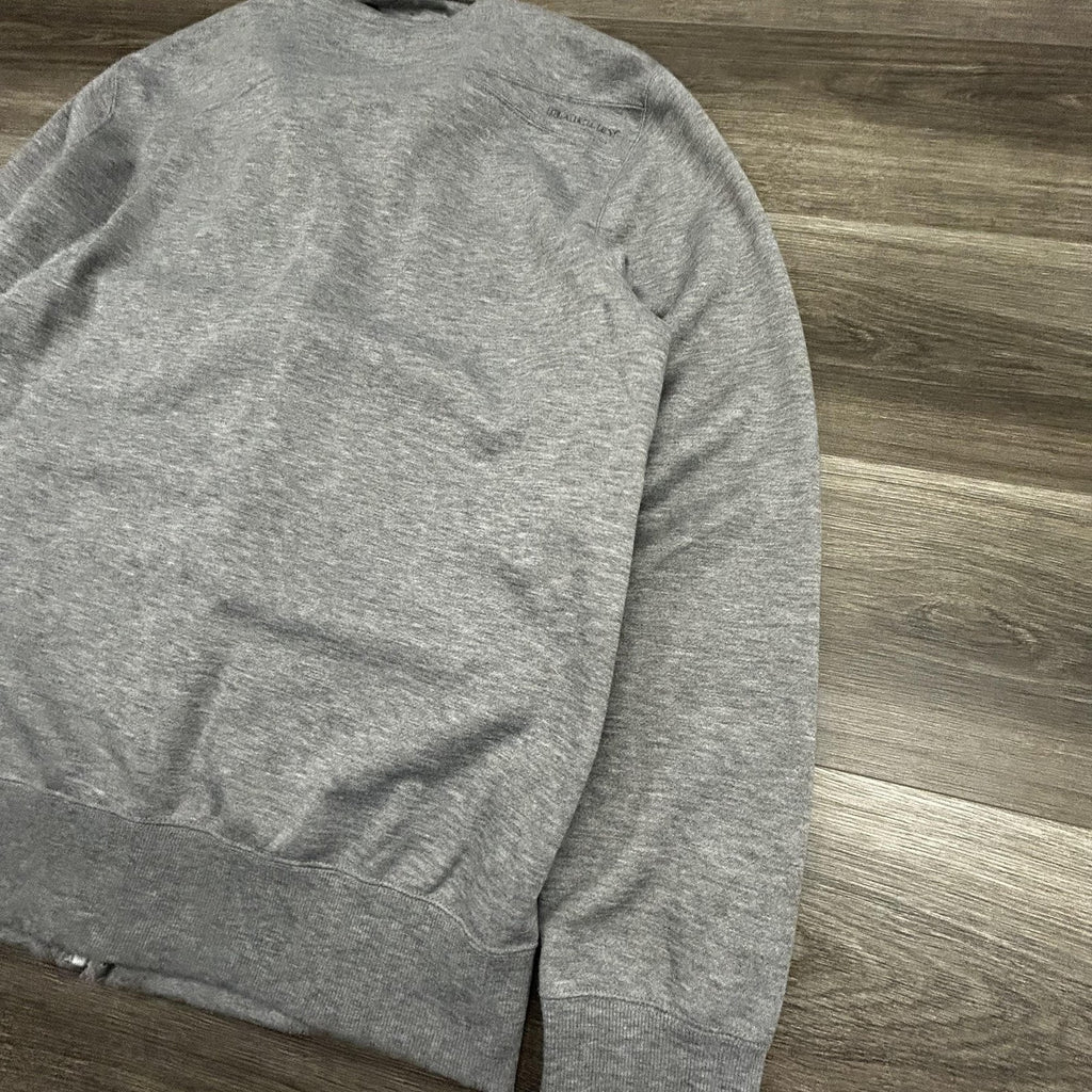 Oakley Sweatshirt Mens Large Gray Full Zip Fleece High Neck Logo Pockets Gorp