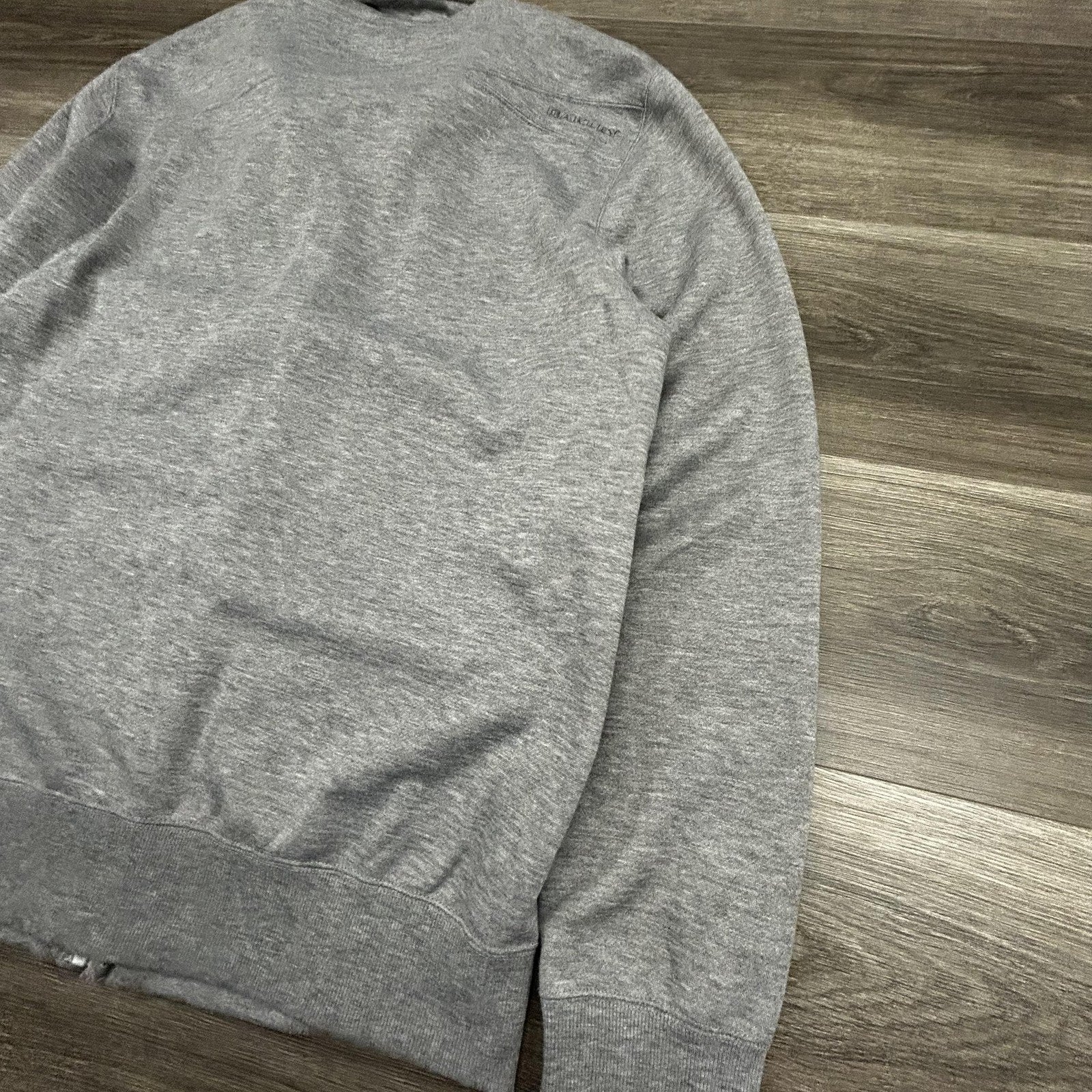 Oakley Sweatshirt Mens Large Gray Full Zip Fleece High Neck Logo Pockets Gorp