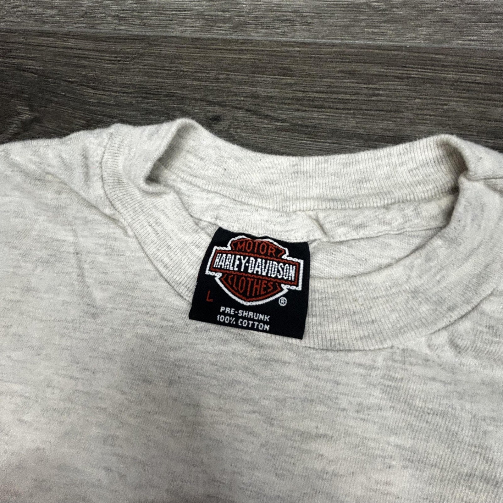 Vintage Harley Davidson Sturgis Shirt Mens Large Gray 1994 Native American 90s