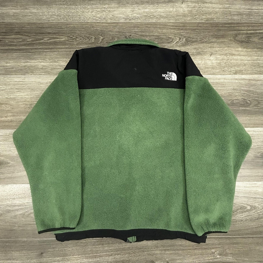 Vintage North Face Retro Denali Fleece Jacket Youth XL Green Gorp Hiking 90s