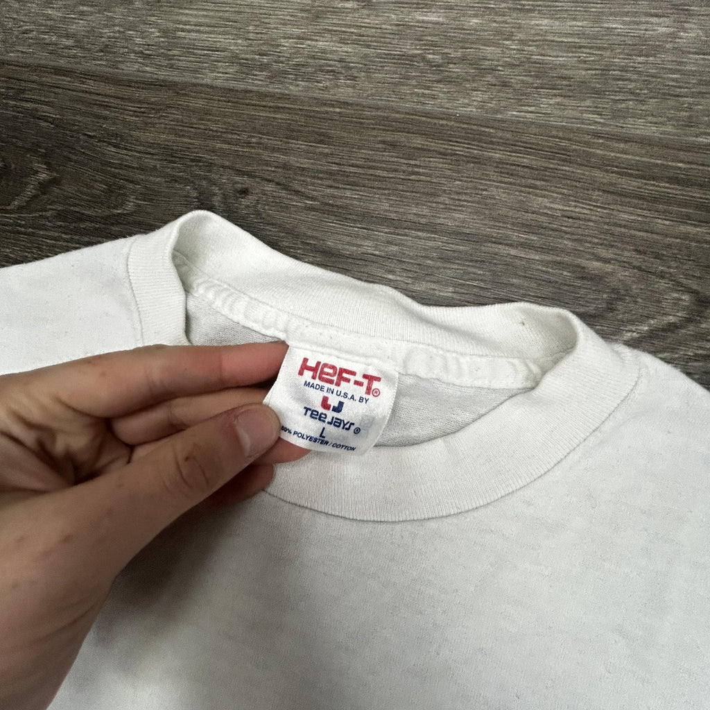 Vintage Alabama Shirt Mens Large White Pass It On Down Tour 1990 90s Made USA