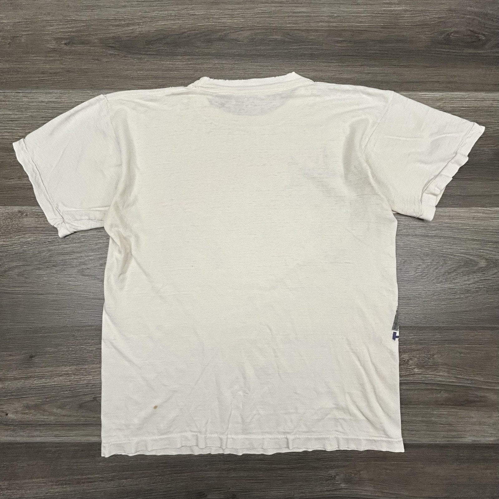 Vintage New Kids On The Block Shirt Mens Small White Hangin Tough Faded 90s USA