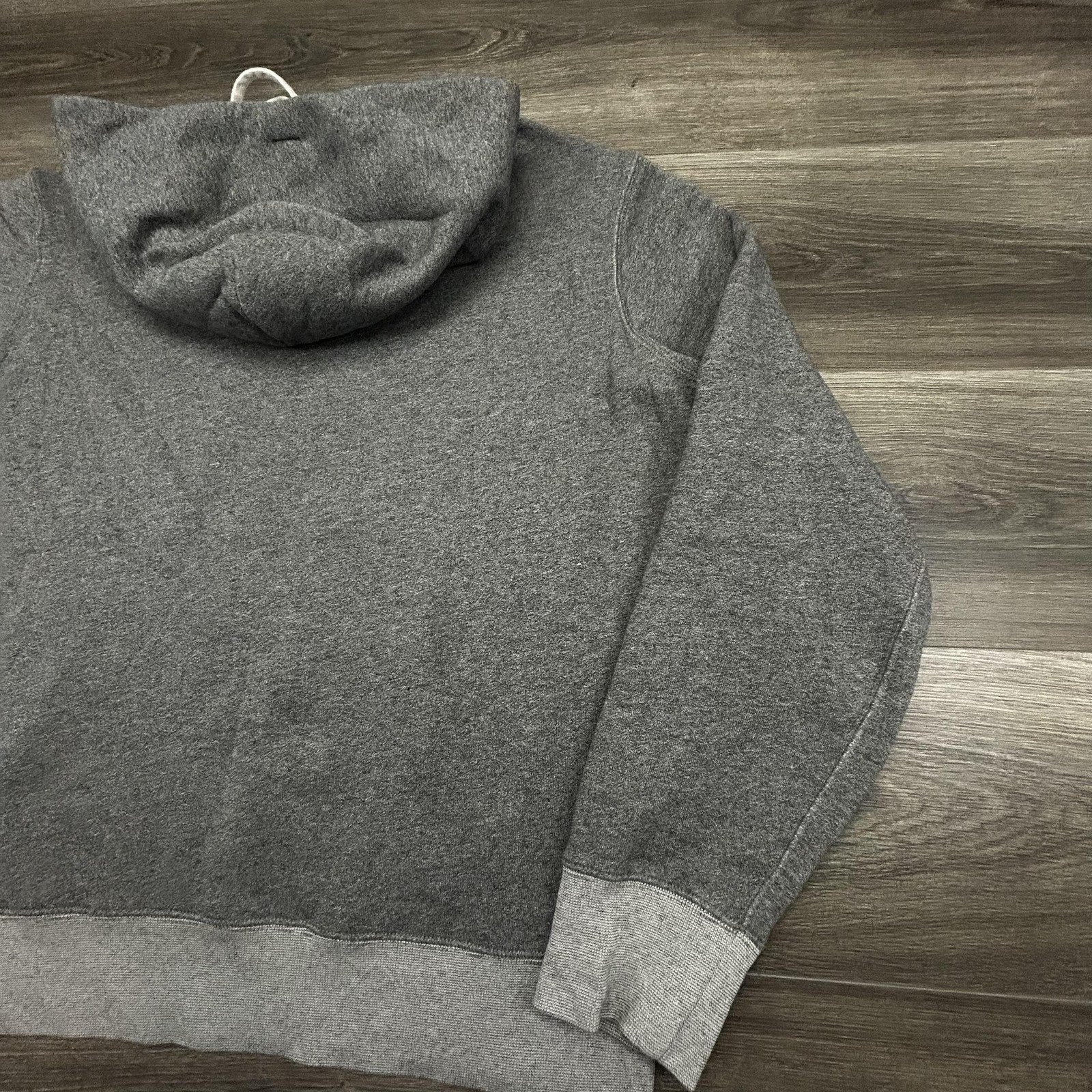 Polo Ralph Lauren Hoodie Mens Large Gray New York NY 1967 Graphic Logo Two Tone
