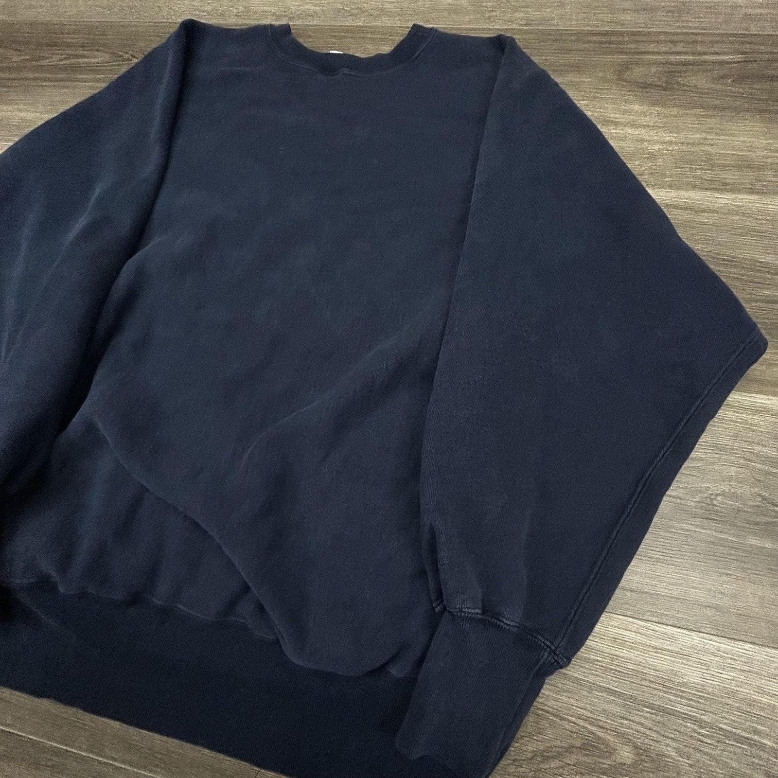 Vintage 90s Champion Reverse Weave Sweatshirt Mens XL Navy Hahnemann Med USA