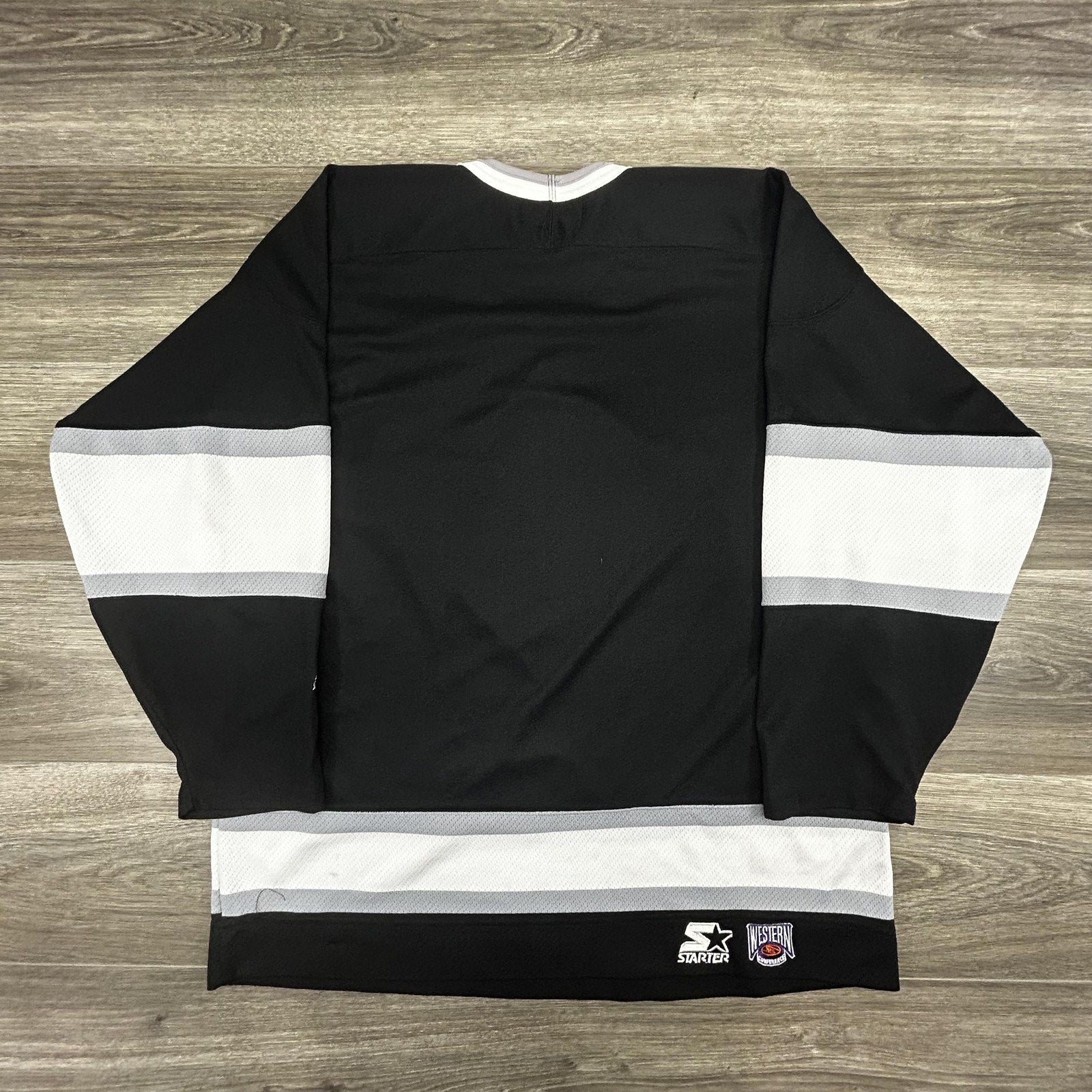 Vintage Los Angeles Kings Jersey Mens Extra Large Black NHL Hockey Starter 90s