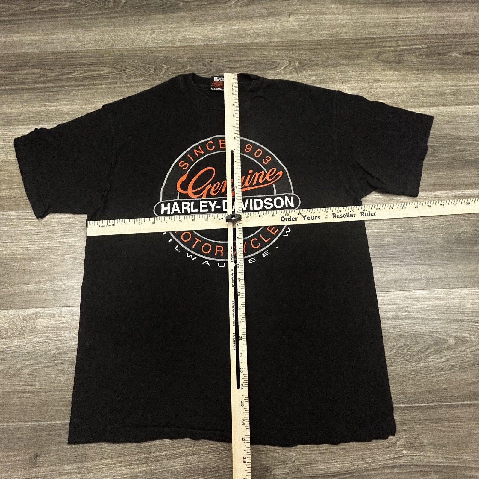 Vintage Harley Davidson Shirt Mens Large Black Daytona Bike Week 1994 90s USA