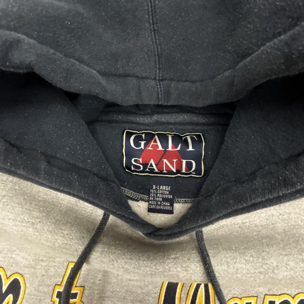 Vintage Notre Dame Fighting Irish Hoodie Mens XL Gray Football Sweatshirt 90s