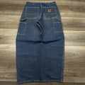 Vintage Carhartt Carpenter Jeans Mens 32x29 Relaxed Wide Leg Baggy Denim B13DST