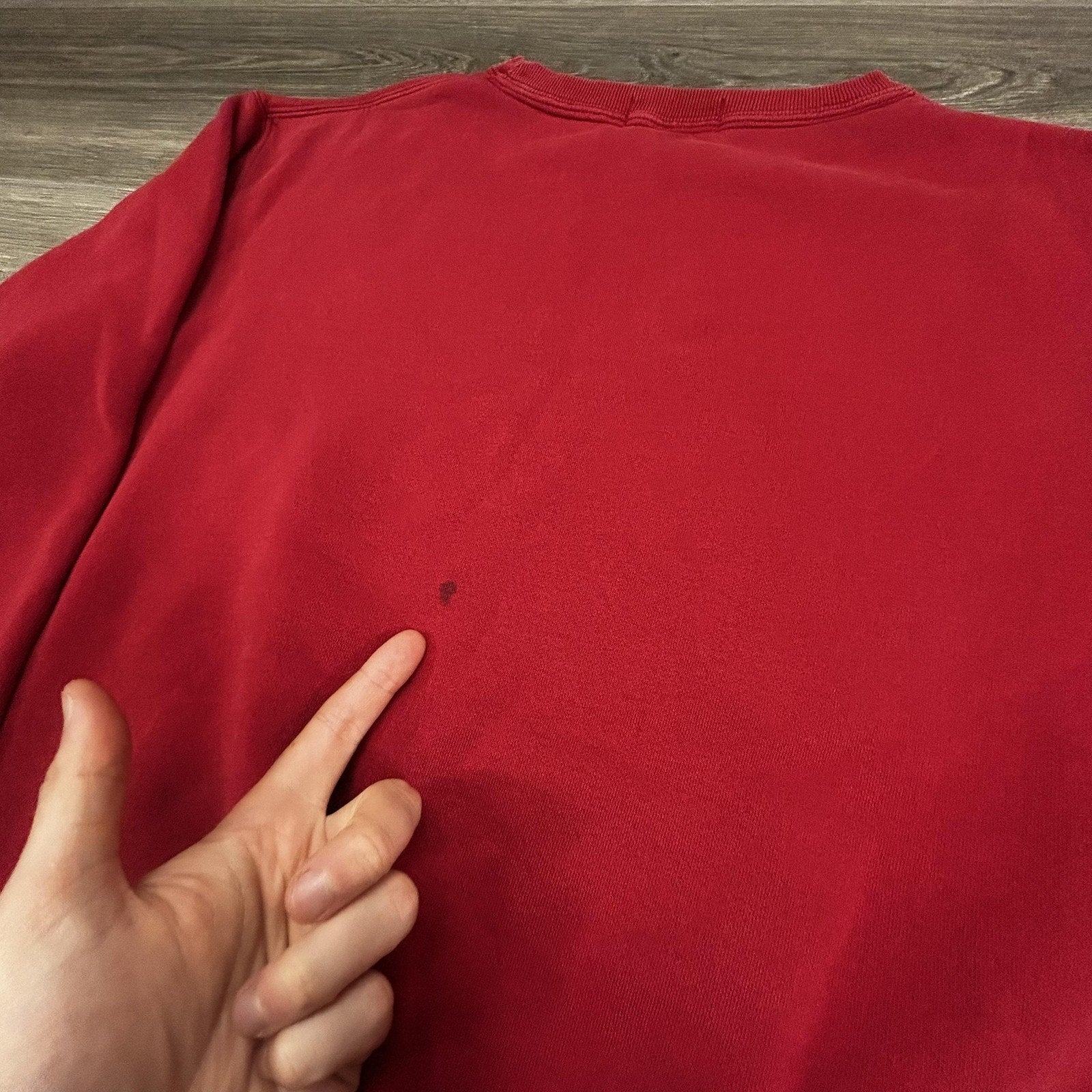 Vintage Polo Ralph Lauren Sweatshirt Mens Small Red Fleece Crewneck Pony 90s