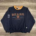 Vintage Chicago Bears Sweatshirt Mens Large Blue NFL Football Lee Sport 90s