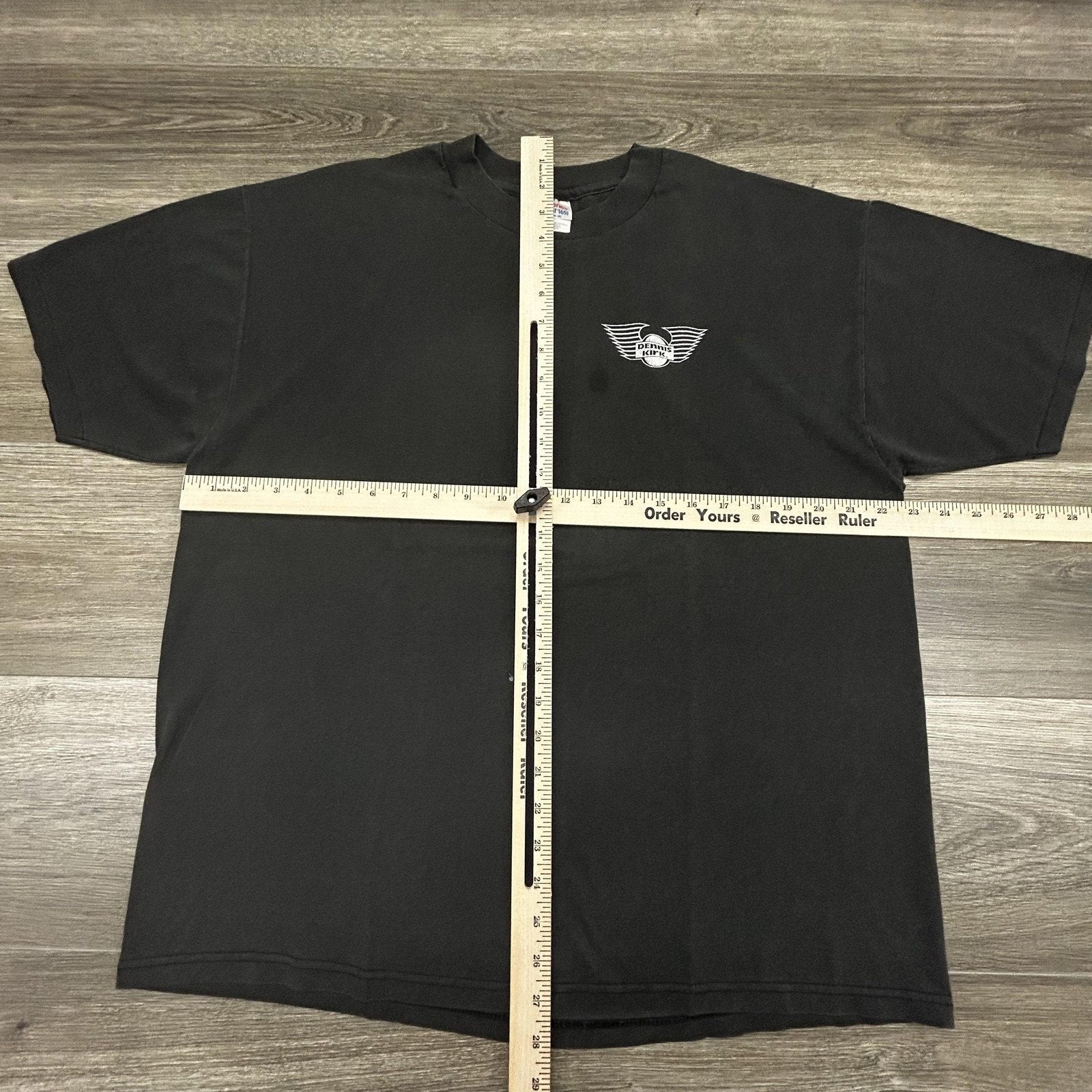 Vintage Motorcycle Shirt Mens Extra Large Black Faded Harley Single Stitch 90s