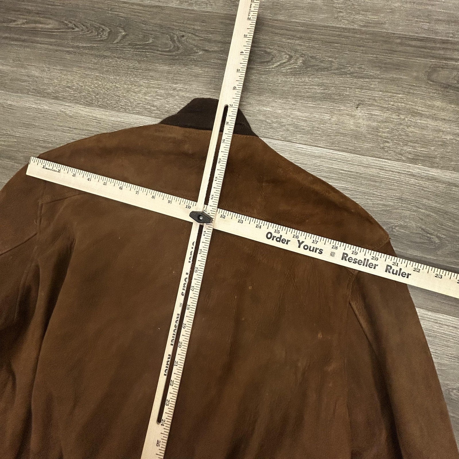 True Vintage 50s Hercules Suede Bomber Jacket Mens Medium Brown Sears Roebuck