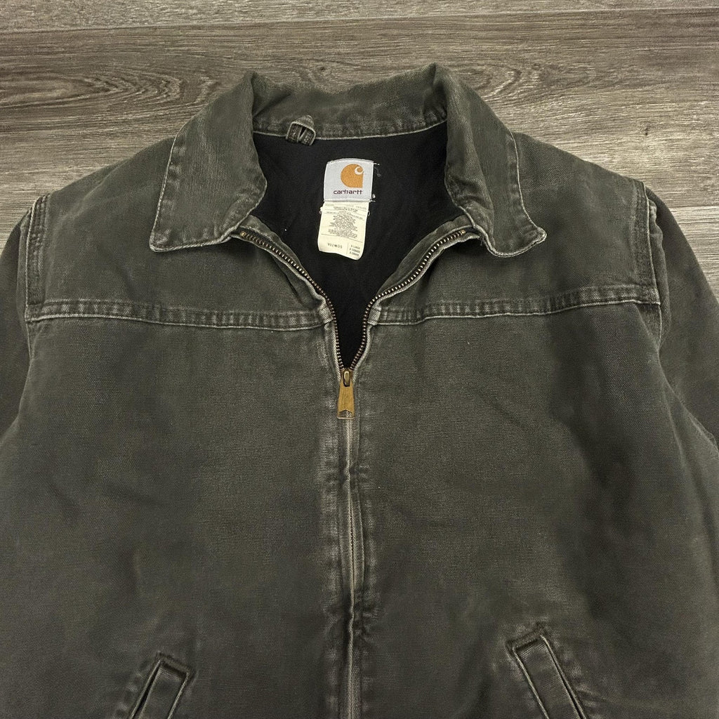 Vintage Carhartt Santa Fe Jacket Mens Medium (Yth XL) Green J14 MOS Moss 90s