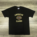 Vintage 80s Harley Davidson Shirt Men Medium Black Embroidered Single Stitch USA