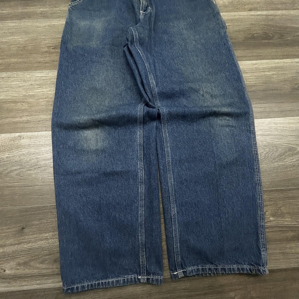 Vintage Carhartt Carpenter Jeans Mens 32x29 Relaxed Wide Leg Baggy Denim B13DST