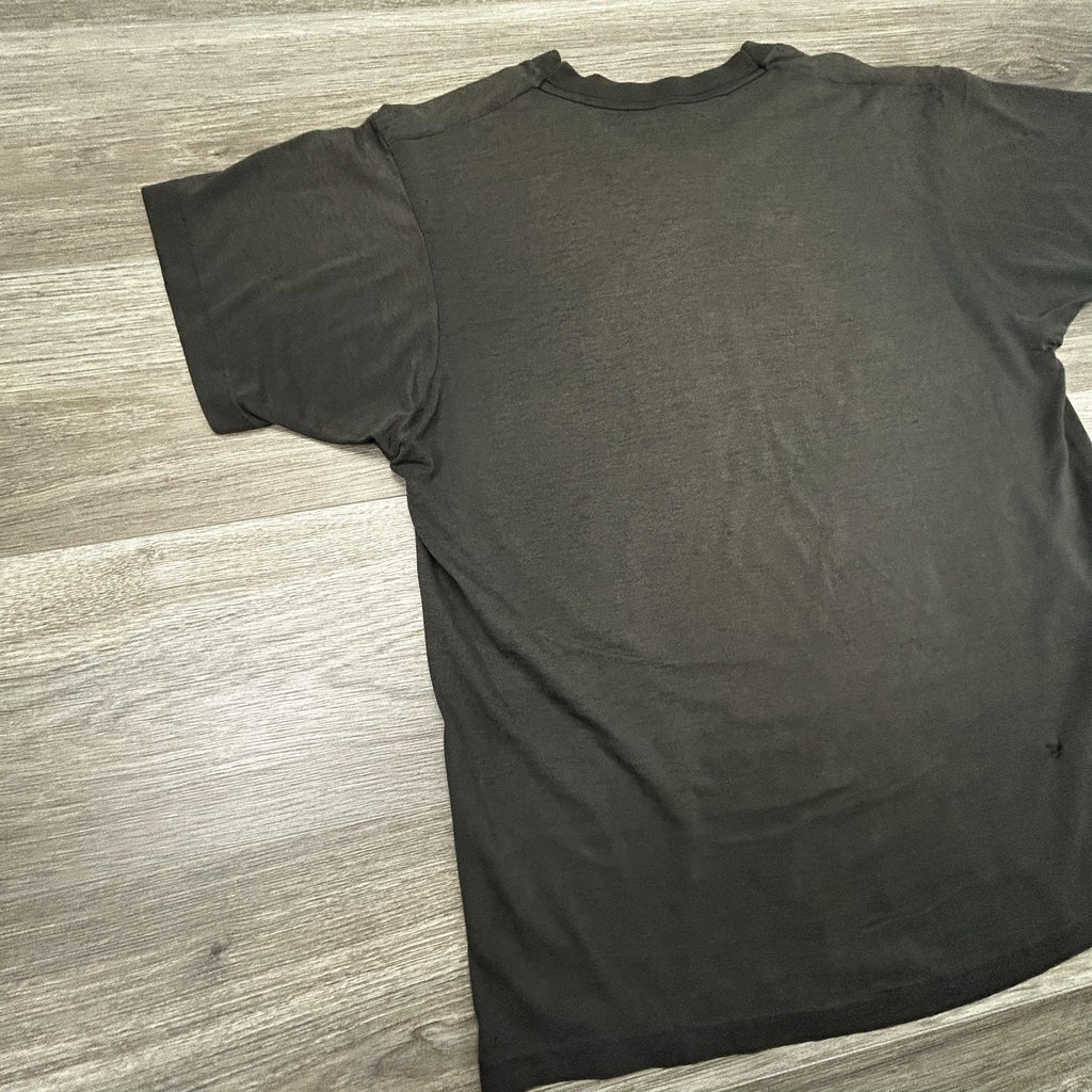 Vintage Eclipse Band Shirt Mens Small Black Solar Eclipse Faded 90s Made USA