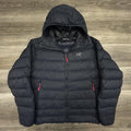 Arc'teryx Thorium AR Hoody Jacket Mens Large Black Down Hooded Full Zip Warm
