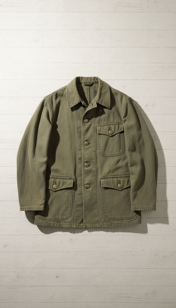 Faded Denim Trucker Jacket
