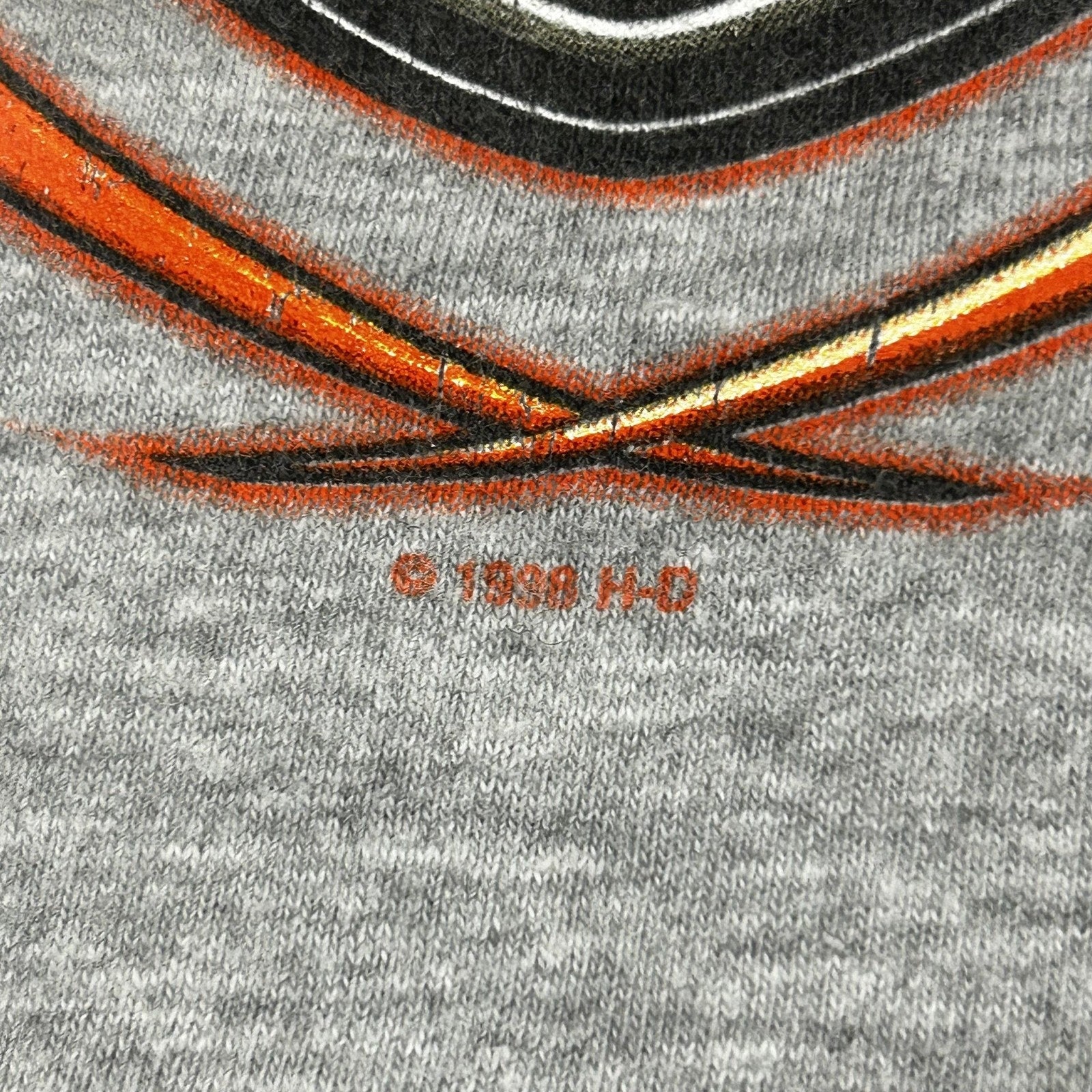 Vintage Harley Davidson Shirt Mens Large Gray Eagle Powertrain Tour 1999 USA 90s