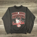 Vintage Cincinnati Reds Sweatshirt Mens Large Gray MLB Baseball World Series 90s