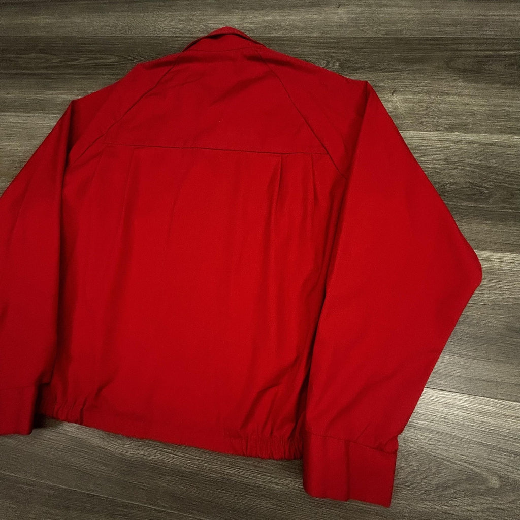 Vintage 60s Boy Scouts Of America Jacket Mens Medium Red Canvas Talon Zip USA