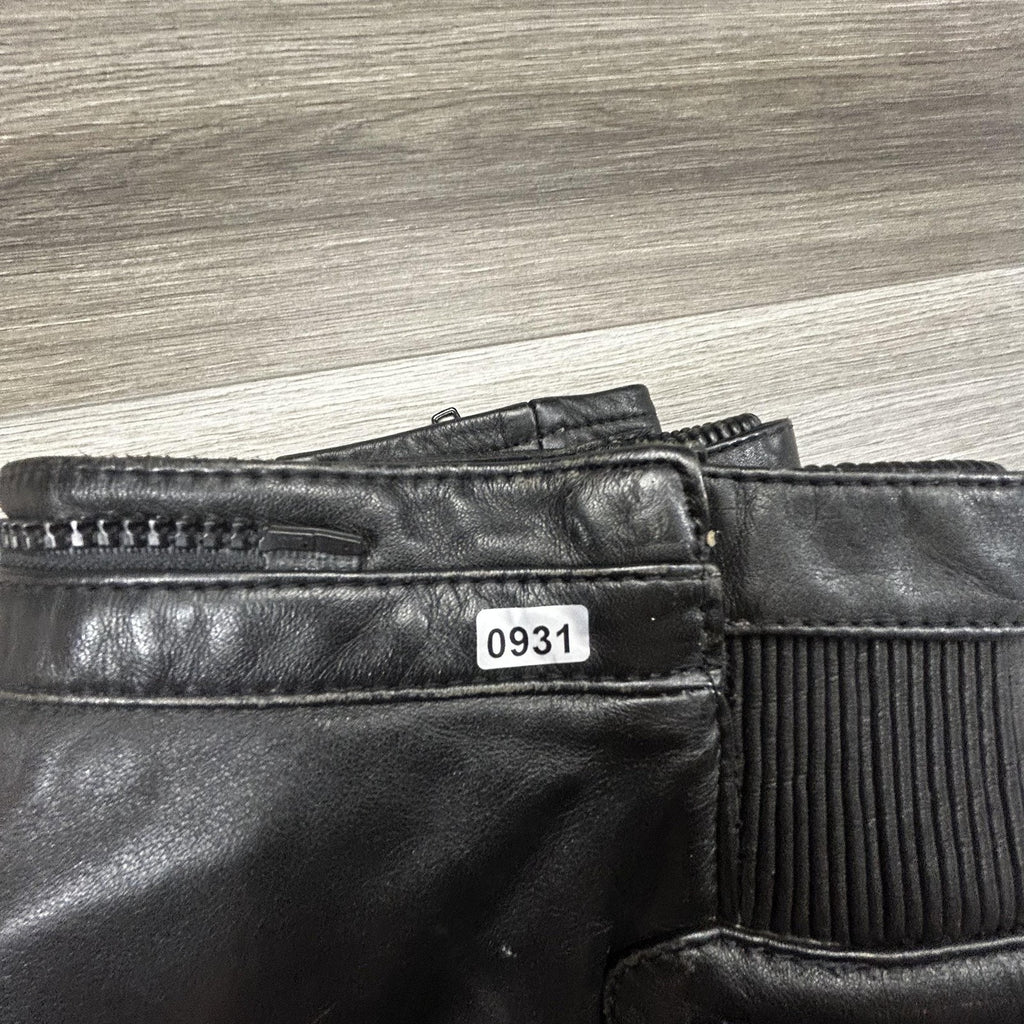 Vintage 80s Harley Davidson Hein Gericke Leather Pants Men 32 Black Padded Biker