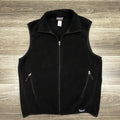 Vintage Patagonia Synchilla Fleece Vest Mens Medium Black Full Zip Gorp 90s USA