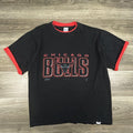 Vintage Chicago Bulls Shirt Mens XL Black Double Sleeve NBA Basketball 90s USA