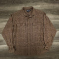 Vintage Polo Ralph Lauren Flannel Shirt Mens XL Brown Plaid Whitfield Preppy 90s