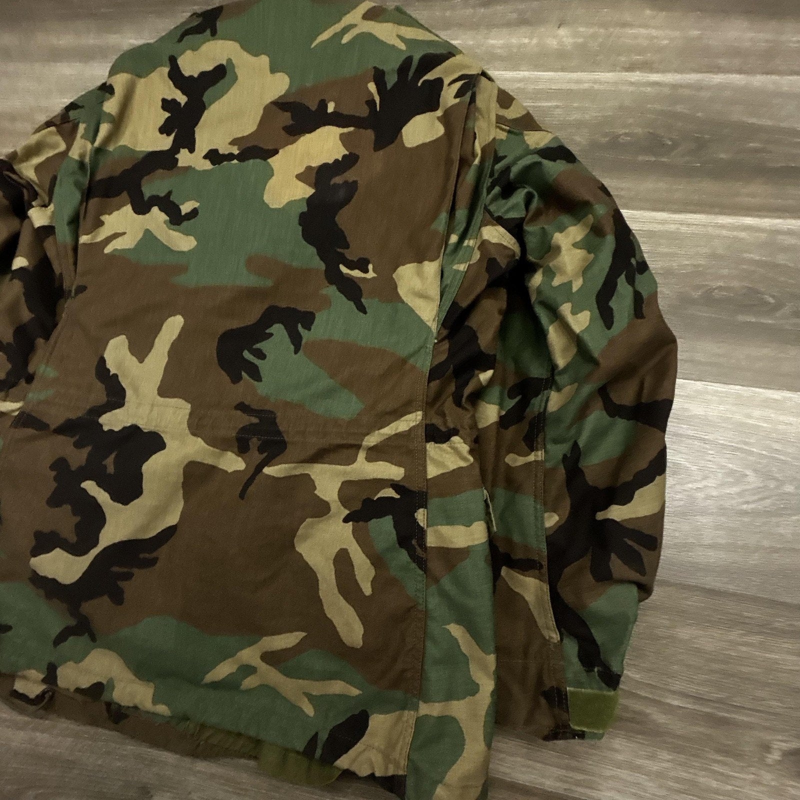Vintage US Military M65 Field Jacket Mens Medium Long Camo Coat Cold Weather 90s