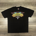 Vintage Harley Davidson Shirt Mens Large Black Eagle Single Stitch 1993 90s USA