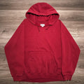 Vintage Carhartt Hoodie Mens XL Red Embroidered Logo Faded Skater K184 Y2K