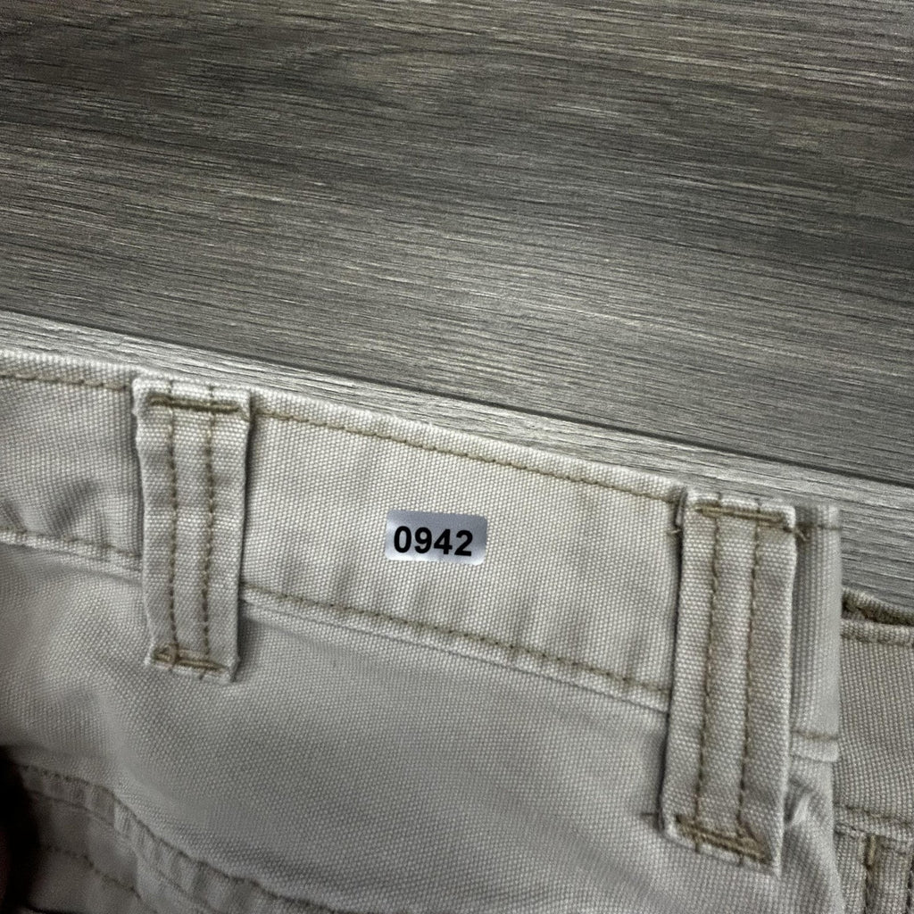 Vintage Old Navy Painter's Jeans Mens 36x30 Beige Relaxed Wide Leg Carpenter Y2K