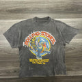 Vintage Rolling Stones Shirt Mens Small Gray US Tour 1978 Dragon 70s Made USA