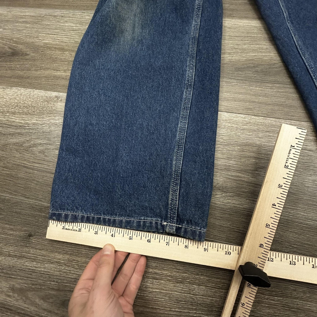 Vintage Carhartt Carpenter Jeans Mens 32x29 Relaxed Wide Leg Baggy Denim B13DST