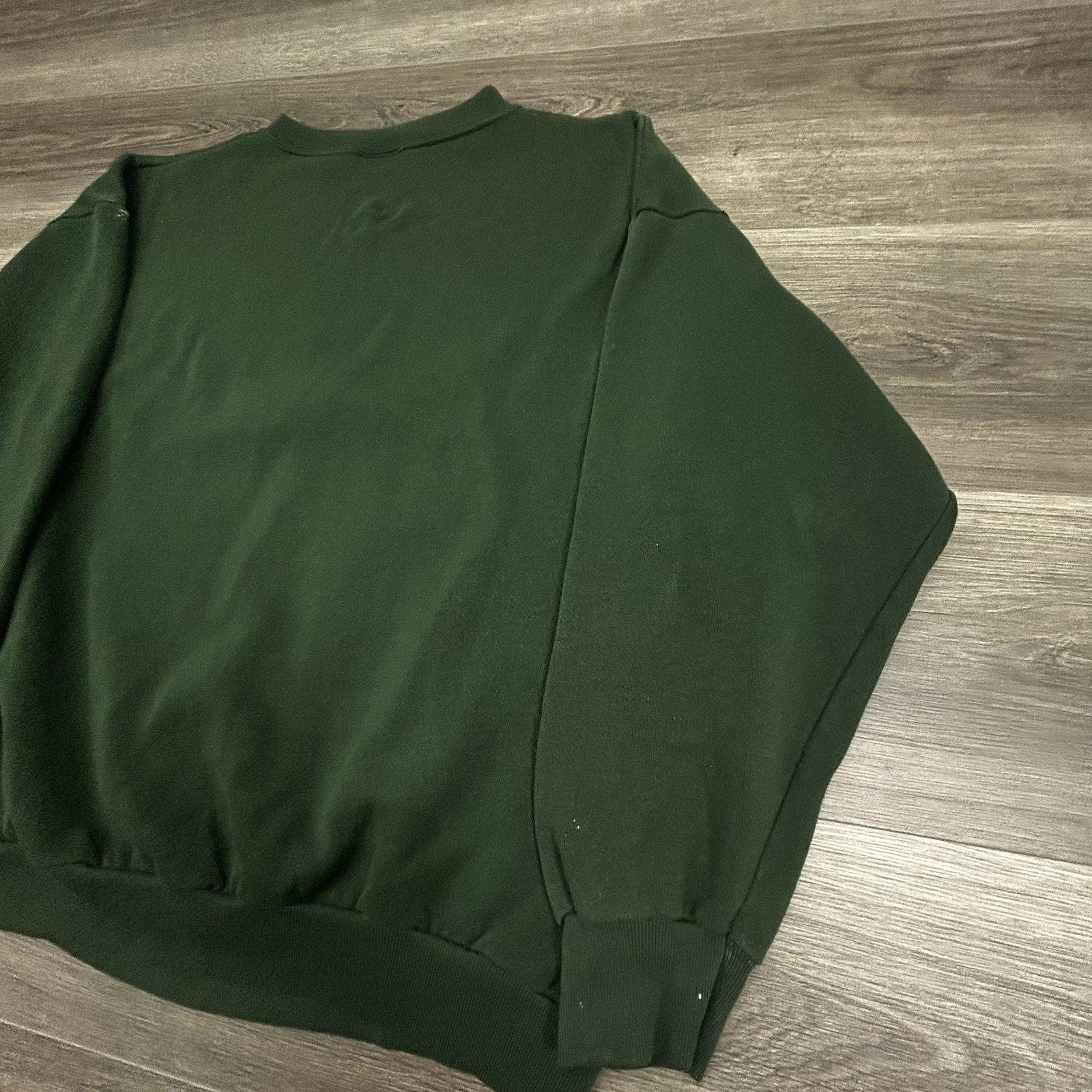 Vintage Harley-Davidson Sweatshirt Mens XL Green Motorcycle Country 90s Made USA