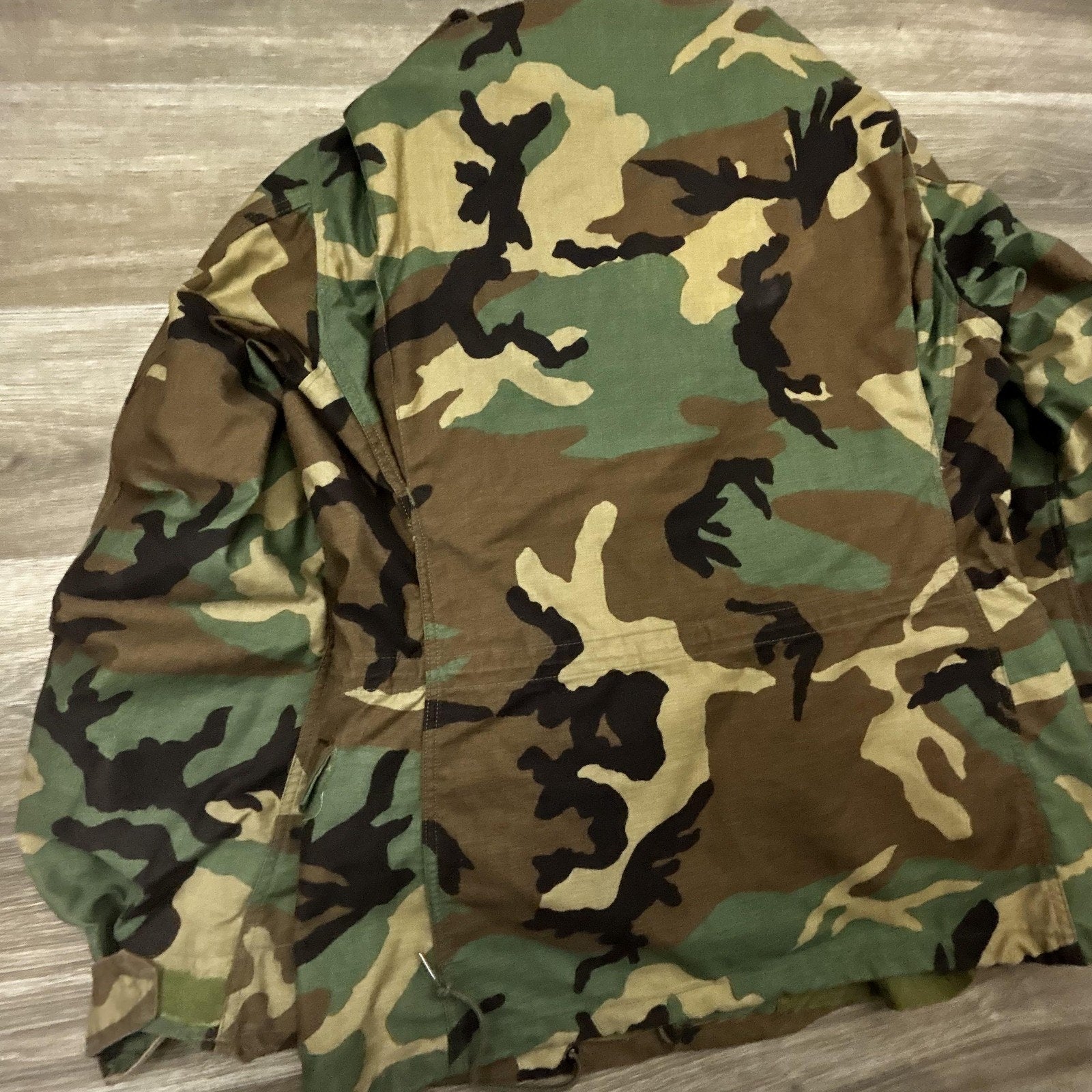 Vintage US Military M65 Field Jacket Mens Medium Long Camo Coat Cold Weather 90s