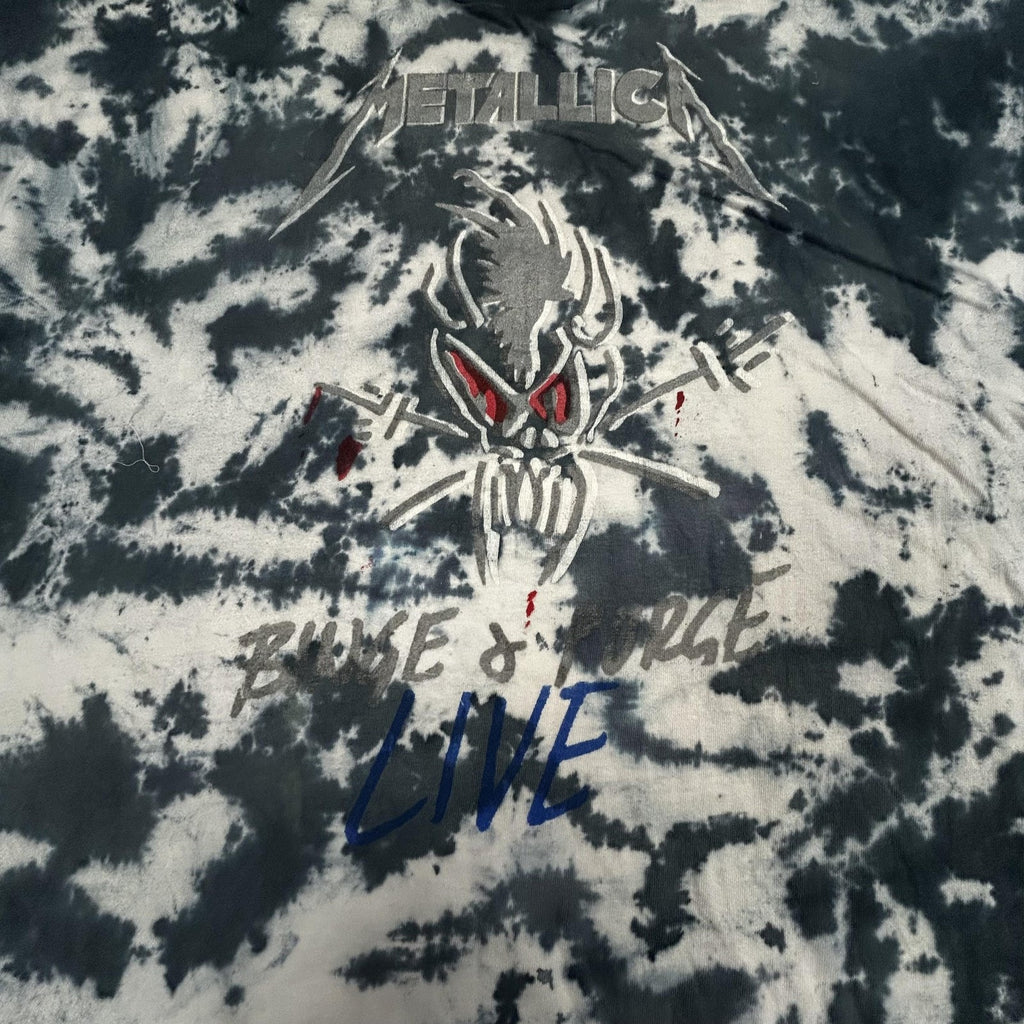 Vintage Metallica Shirt Mens XL Binge & Purge Tie Dye Live Tour Graphic 1994 90s