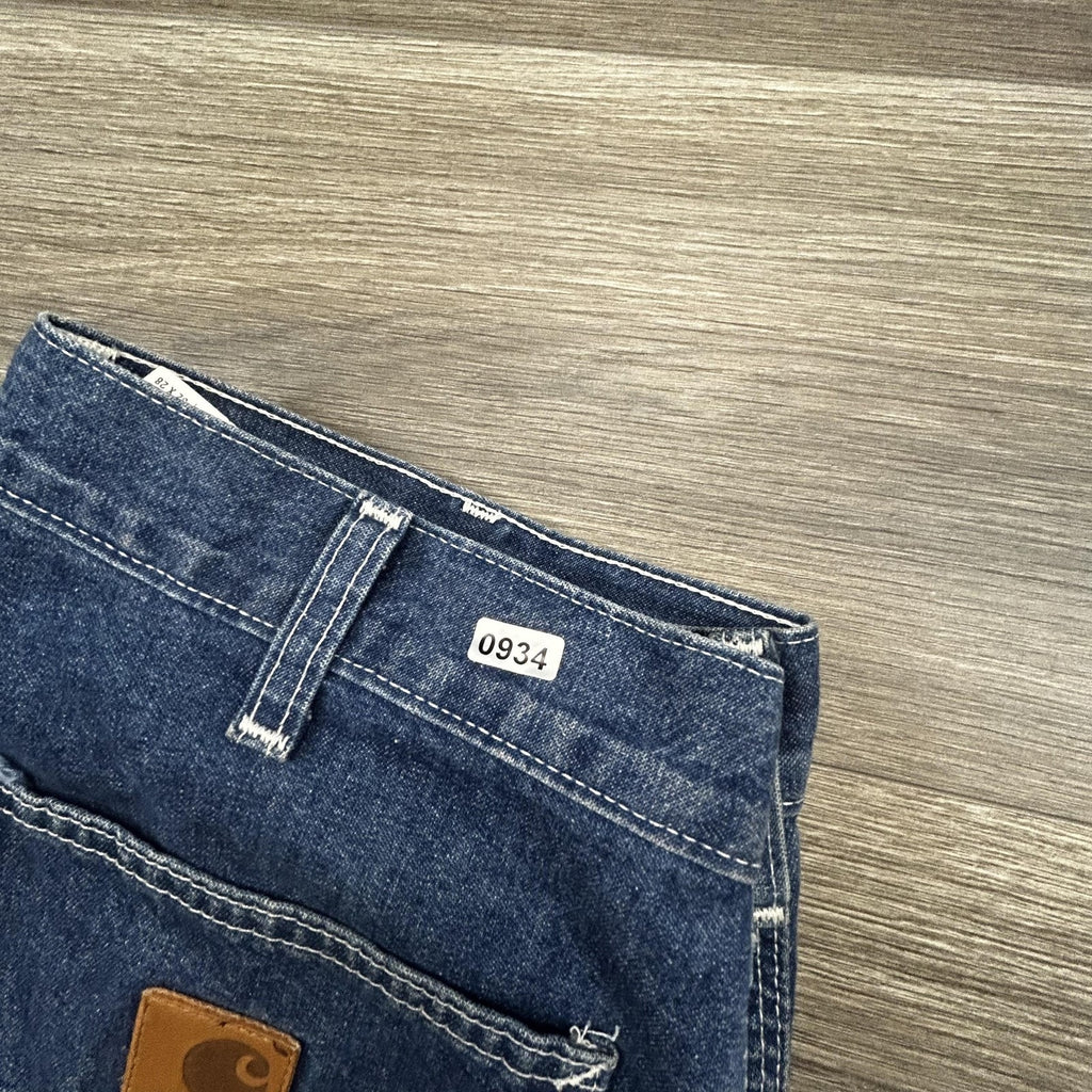 Vintage Carhartt Carpenter Jeans Mens 32x29 Relaxed Wide Leg Baggy Denim B13DST
