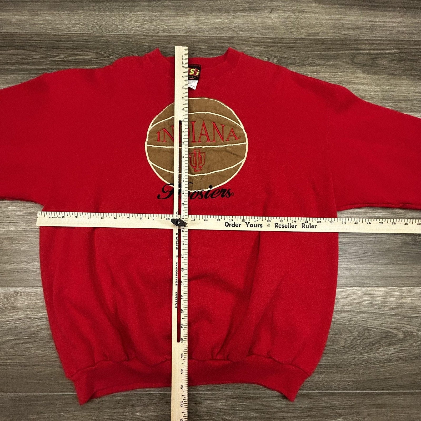 Vintage Indiana Hoosiers Sweatshirt Mens XL Red Basketball Crewneck 90s USA