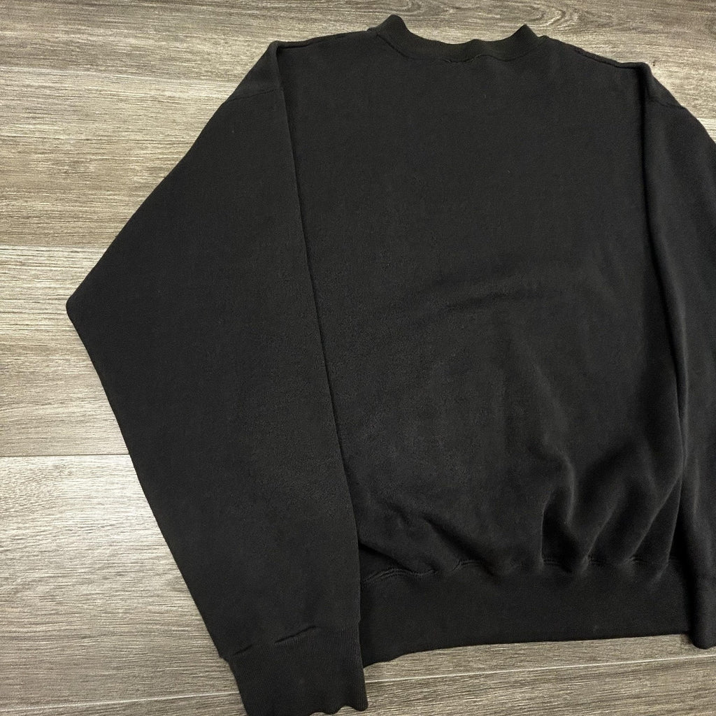 Vintage Harley Davidson Sweatshirt Mens Large Black Eagle Motorcycle Country 90s