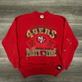Vintage San Francisco 49ers Sweatshirt Mens XL Red NFL Football Nutmeg 90s USA