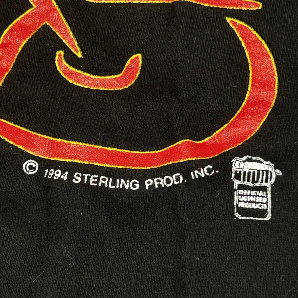 Vintage Easyriders Shirt Mens Large Black Faded Single Stitch Biker 90s USA 1994