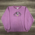 Vintage Disney Mickey Mouse Sweatshirt Adult Extra Large Purple Cute Womens 90s