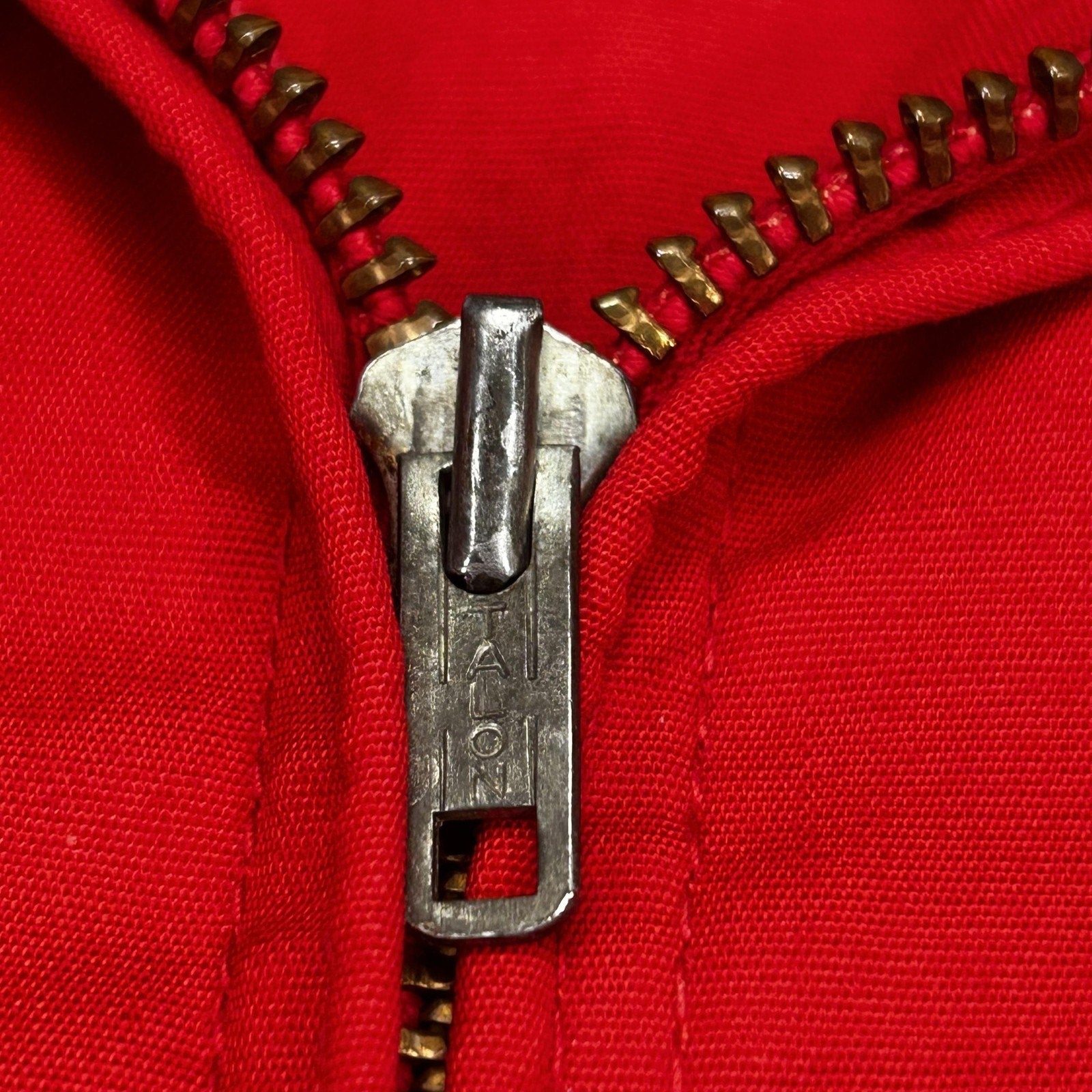 Vintage 60s Boy Scouts Of America Jacket Mens Medium Red Canvas Talon Zip USA